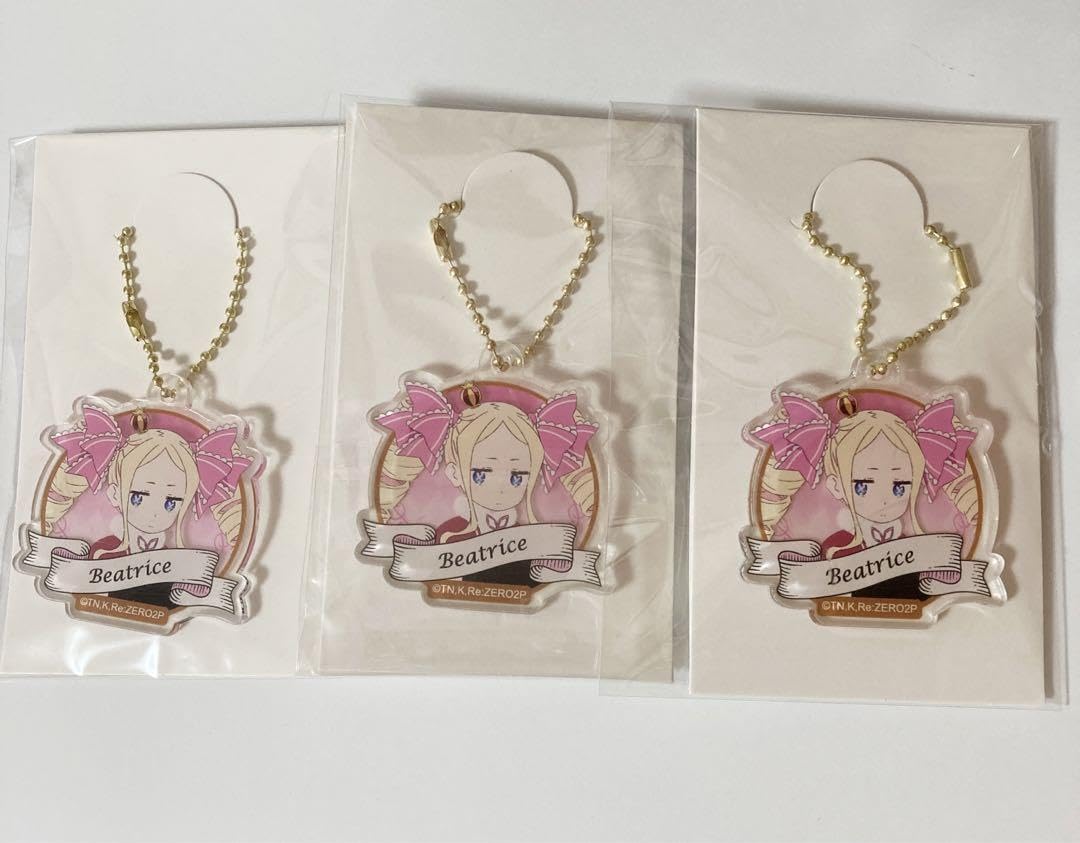 Amazon.co.jp: リゼロ ベアトリス ダイソー アクリルキーホルダー 100